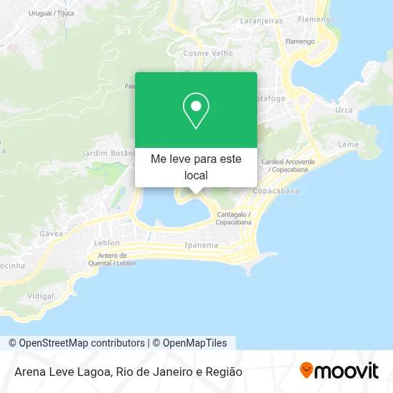 Arena Leve Lagoa mapa