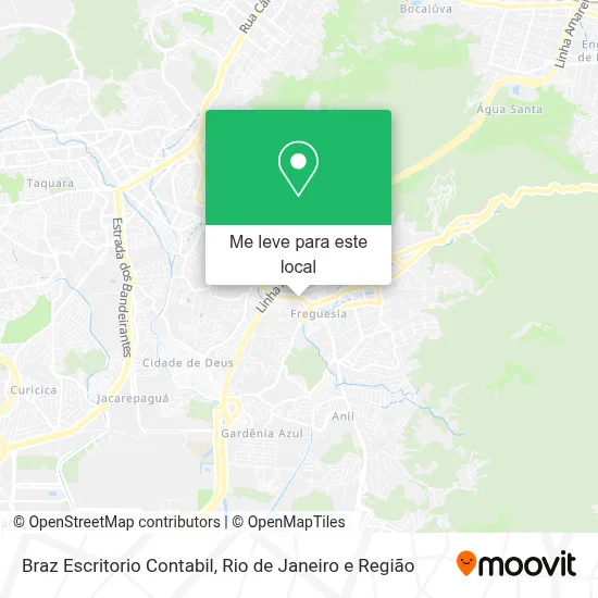 Braz Escritorio Contabil mapa