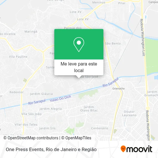 One Press Events mapa