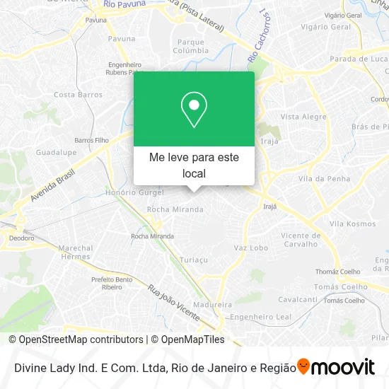 Divine Lady Ind. E Com. Ltda mapa