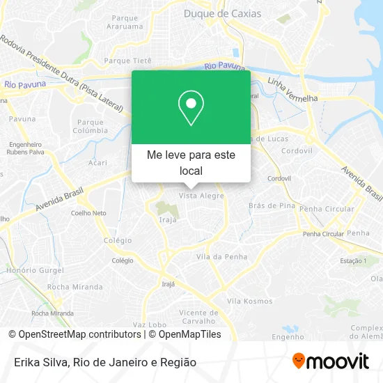 Erika Silva mapa
