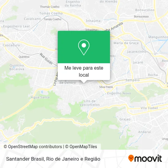 Santander Brasil mapa