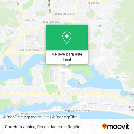 Corretora Janice mapa