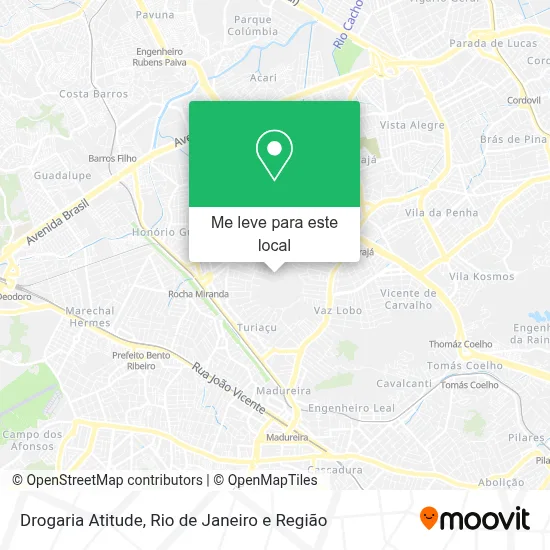 Drogaria Atitude mapa
