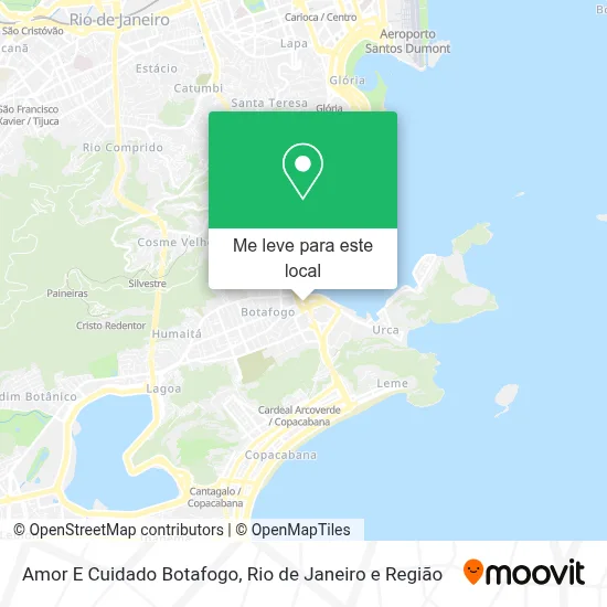 Amor E Cuidado Botafogo mapa