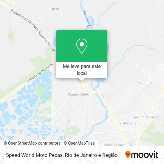 Speed World Moto Pecas mapa