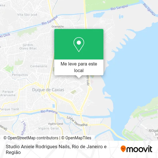 Studio Aniele Rodrigues Nails mapa