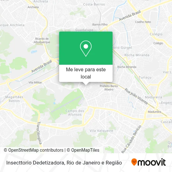 Insecttorio Dedetizadora mapa