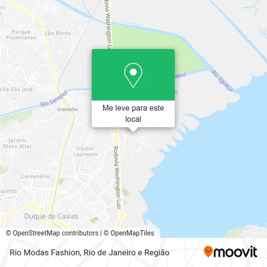 Rio Modas Fashion mapa
