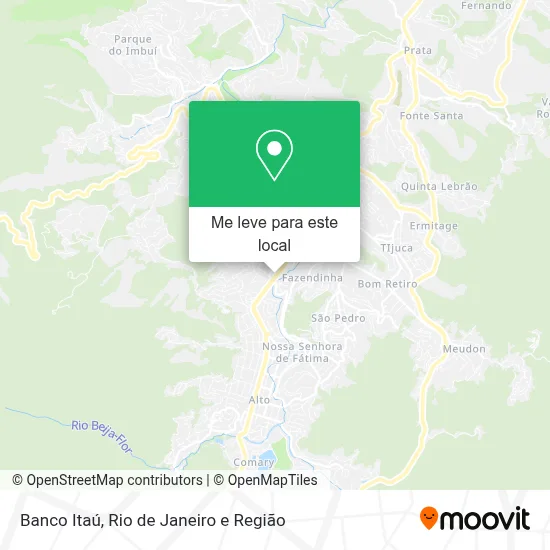 Banco Itaú mapa