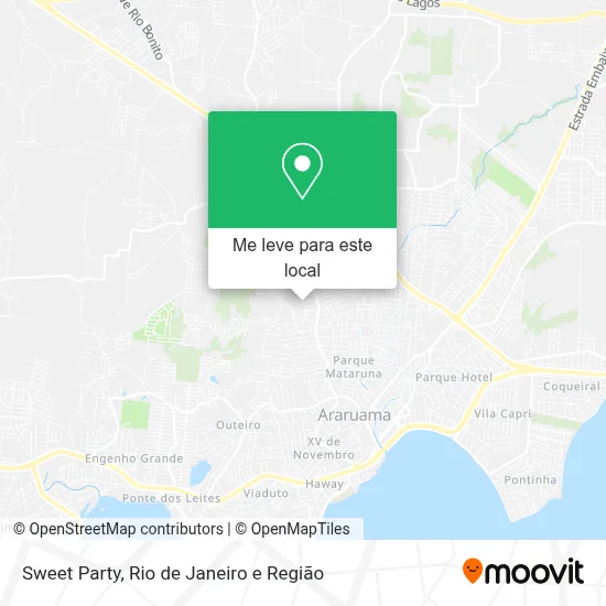 Sweet Party mapa