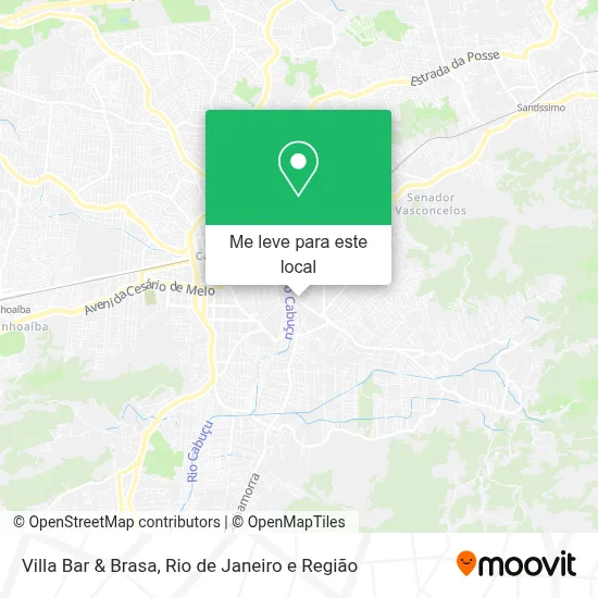 Villa Bar & Brasa mapa