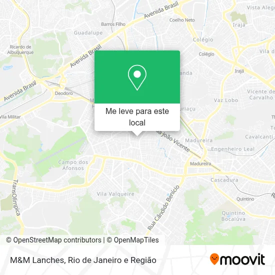 M&M Lanches mapa