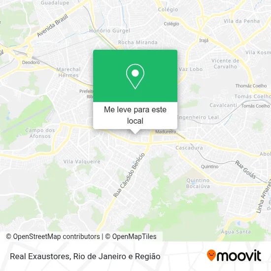 Real Exaustores mapa