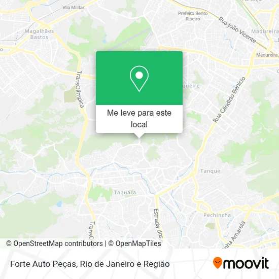 Forte Auto Peças mapa