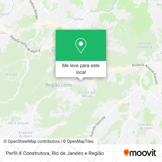 Perfil-X Construtora mapa