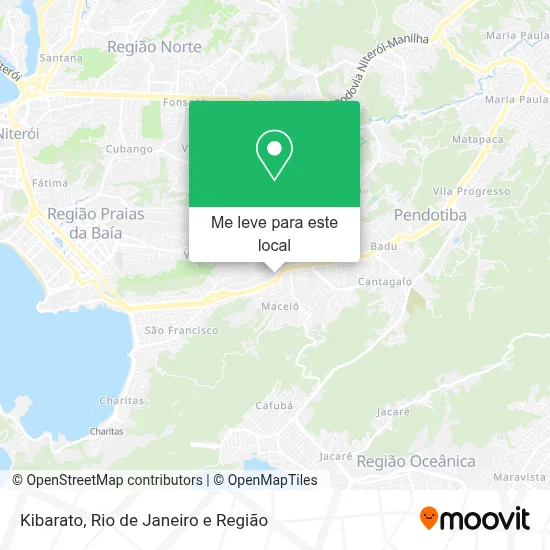 Kibarato mapa