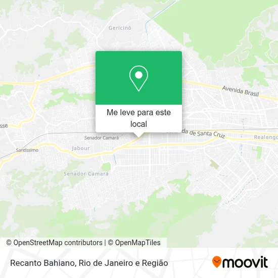 Recanto Bahiano mapa
