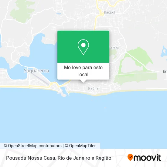 Pousada Nossa Casa mapa