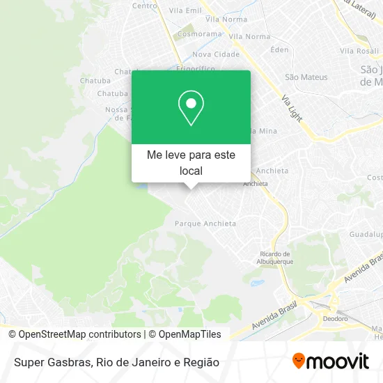 Super Gasbras mapa