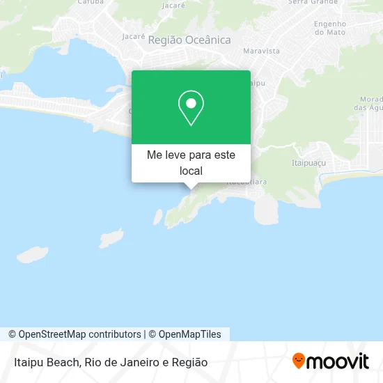 Itaipu Beach mapa