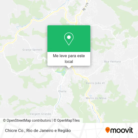 Chicre Co. mapa