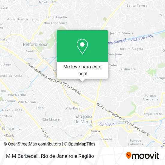 M.M Barbecell mapa