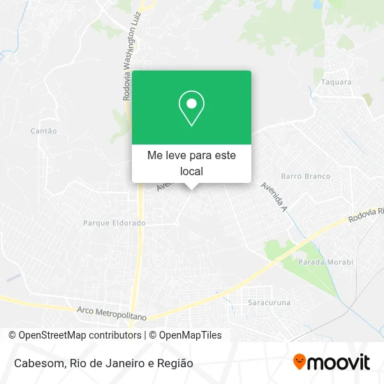 Cabesom mapa