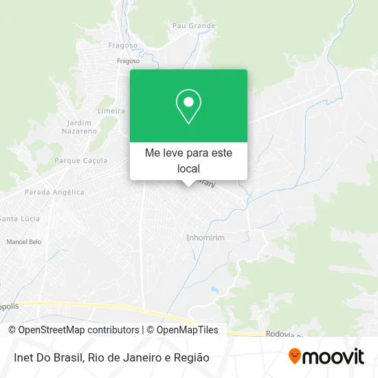 Inet Do Brasil mapa