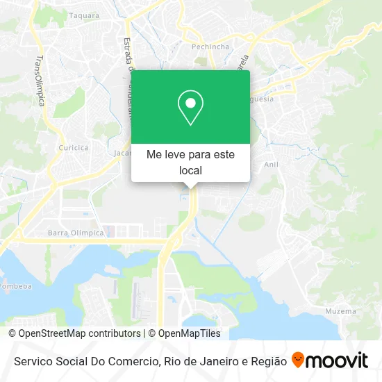 Servico Social Do Comercio mapa