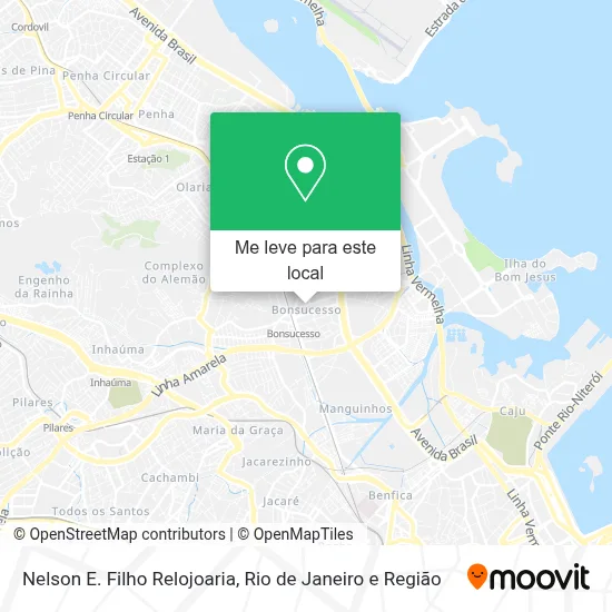 Nelson E. Filho Relojoaria mapa
