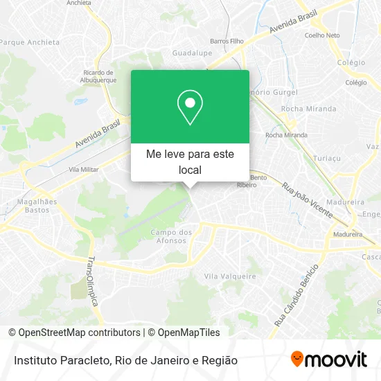 Instituto Paracleto mapa