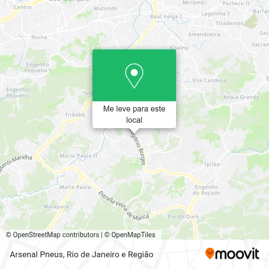 Arsenal Pneus mapa