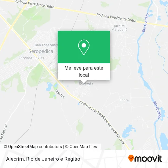 Alecrim mapa