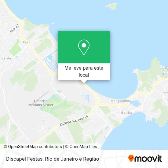 Discapel Festas mapa