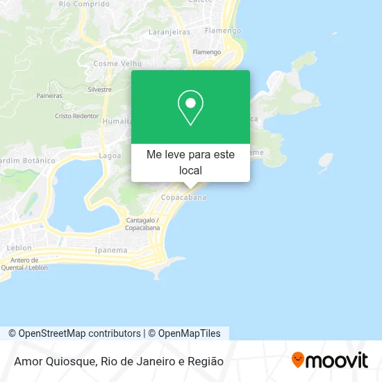 Amor Quiosque mapa