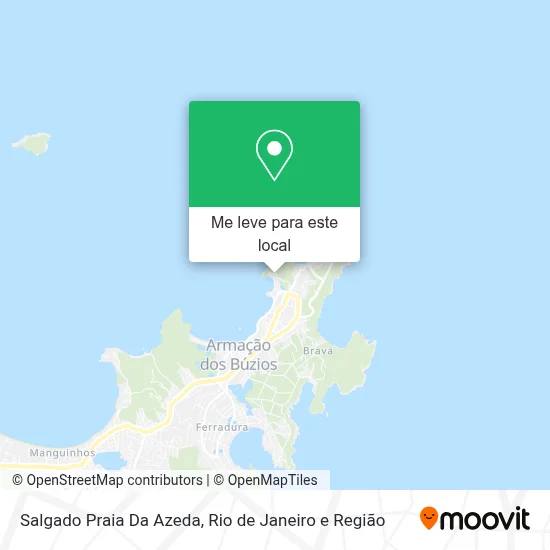Salgado Praia Da Azeda mapa