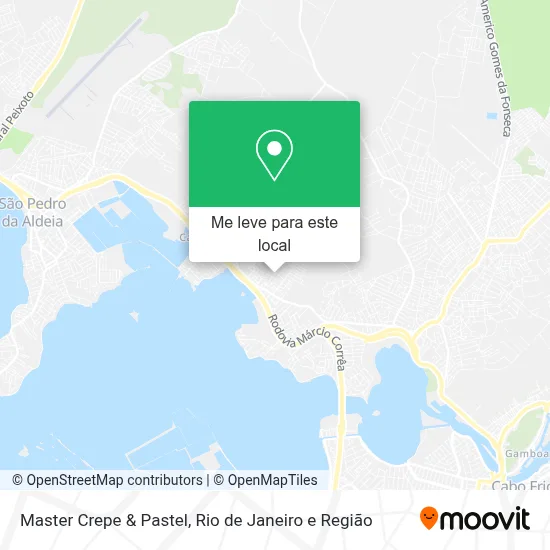 Master Crepe & Pastel mapa