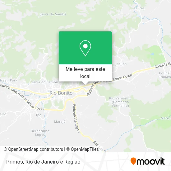 Primos mapa