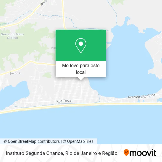 Instituto Segunda Chance mapa