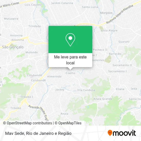 Mav Sede mapa