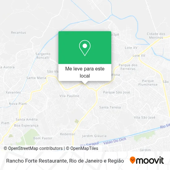 Rancho Forte Restaurante mapa