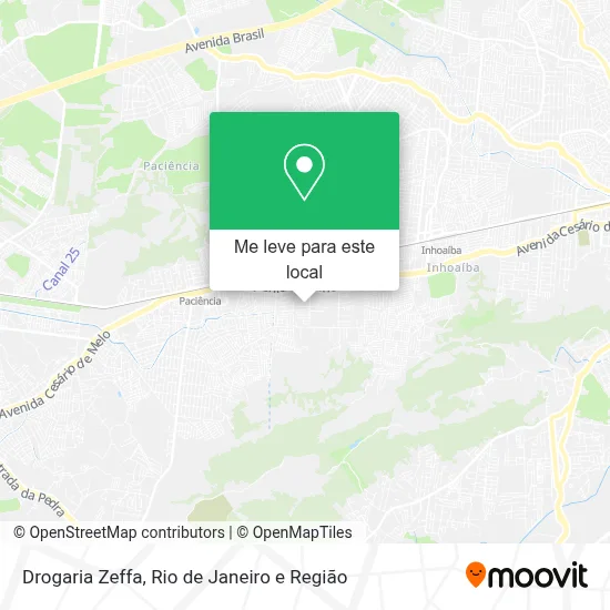 Drogaria Zeffa mapa