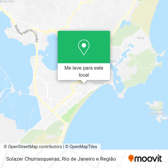 Solazer Churrasqueiras mapa