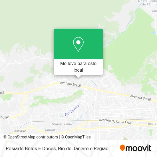 Rosiarts Bolos E Doces mapa