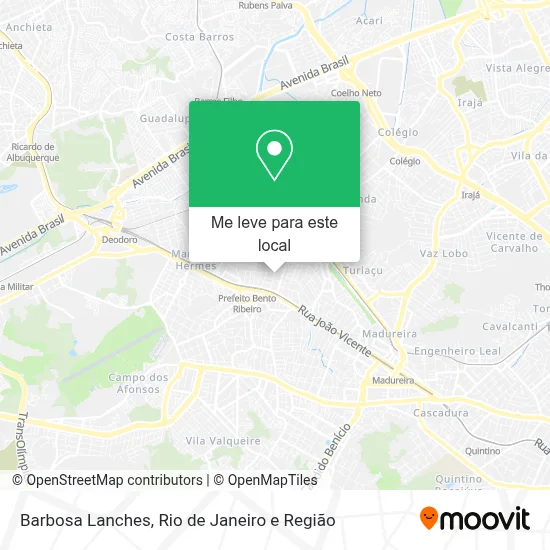 Barbosa Lanches mapa