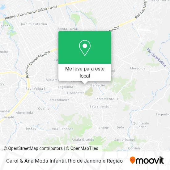 Carol & Ana Moda Infantil mapa