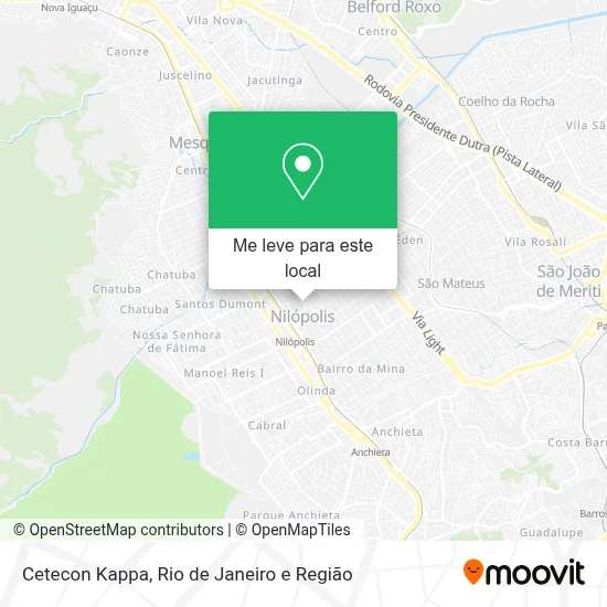 Cetecon Kappa mapa