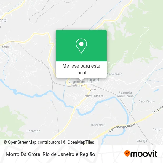 Morro Da Grota mapa