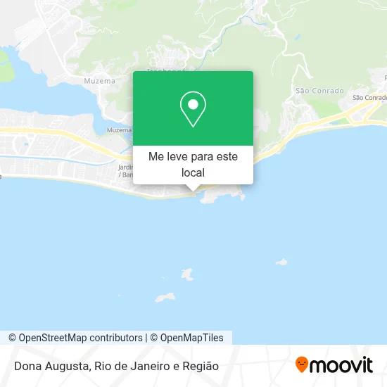 Dona Augusta mapa